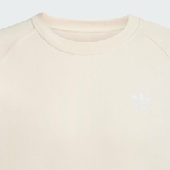 Bộ thể thao Adidas Chính Hãng - Trefoil Essentials Crew - Màu Be | JapanSport JW3526+KA0649