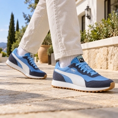 Giày Puma Chính Hãng -  Helsinki G | Regal Blue / Deep Navy / Gum | JapanSport 312158-05