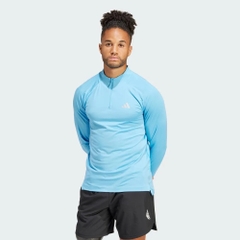 Áo Adidas Nam Chính Hãng - Training Sweatshirt Long Sleeve Sweater Pria - Màu Xanh | JapanSport IR5883