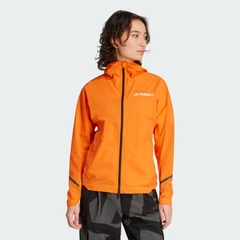 Áo Khoác Adidas Nữ Chính Hãng - Orange Terrex Xperior 2.5 Layer Light Climaproof - Màu cam | JapanSport KA5870