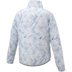 Áo Khoác Mizuno Nữ Chính Hãng - Cross Jacket - Màu Trắng Xanh | JapanSport 32MC0330-28