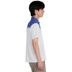 Áo Polo Mizuno Chính Hãng - Ice Touch Solar Cut Short Sleeve Zip-Up Shirt  - Màu Trắng | JapanSport E2MAC001-84