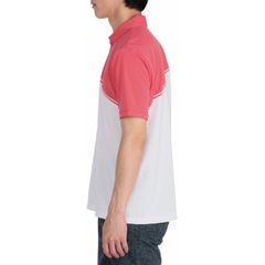 Áo Polo Mizuno Chính Hãng - Ice Touch Solar Cut Short Sleeve Zip-Up Shirt  - Màu Trắng/Đỏ | JapanSport E2MAC001-86