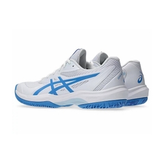 Giày Tennis Asics Nữ Chính hãng - GAME FF - Màu Trắng/Xanh | JapanSport 1042A281-100