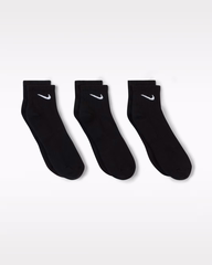 Set Tất Nike Chính Hãng - Everyday Cushioned Ankle Socks - Đen | JapanSport SX7667-010