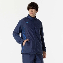 Áo Khoác Mizuno Chính Hãng - Soccer Warmer Jacket - Màu Xanh | JapanSport P2MEB520-11