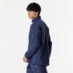 Áo Khoác Mizuno Chính Hãng - Soccer Warmer Jacket - Màu Xanh | JapanSport P2MEB520-11