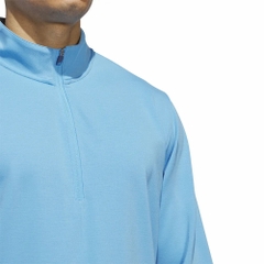 Áo Khoác Adidas Chính Hãng - Elevated Golf 1/4 Zip Sweatshirt - Màu Xanh | JapanSport IU4474