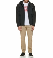 Áo Khoác Levi's Chính Hãng - Water-Resistant Soft Shell Active Hooded Jacket - Màu Đen | JapanSport LM2RP157-blk