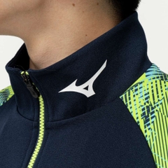 Áo Khoác Mizuno Chính Hãng - N-xt Warm-up Jacket - Màu Xanh lá/ Đen | JapanSport 32JCC210-14
