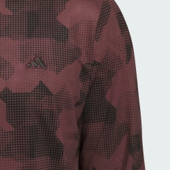 Áo Khoác Adidas Chính Hãng - Go-To Printed Quarter-Zip Sweatshirt - Màu Đỏ | JapanSport IK3018