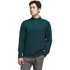 Áo Dài Tay Adidas Nam Chính Hãng - Ultimate365 Elevated Quarter-zip Jacket - Màu Xanh | JapanSport JL5322