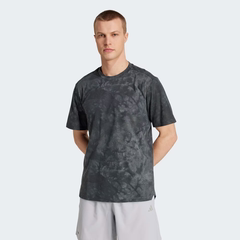 Áo Phông Adidas Nam Chính Hãng - Graphic Power T-shirt - Màu Xám Đen  | JapanSport JX6284
