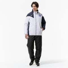 Áo Khoác Mizuno Chính Hãng - N-XT Padded Breath Thermo Jacket - Màu Trắng | JapanSport 32JEC750-01