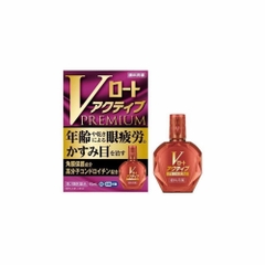 Thuốc nhỏ mắt Rohto chính hãng - Rohto V Premium 15ml - Hồng | JapanSport