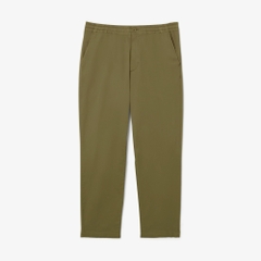 Quần dài Lacoste Chính hãng - Regular Fit Cotton Chino Pants - Màu Olive | JapanSport XH0062-51-E9F