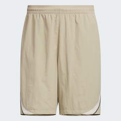 Quần Short Adidas Nam Chính Hãng - Brand Love Loose Fit Light Woven - Màu Be | JapanSport KF3695