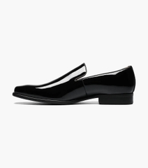 Giày Florsheim Nam Chính Hãng - Postino Plain Toe Slip On - Màu Đen | JapanSport 15178-004