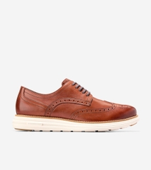 Giày Cole Haan Nam Chính Hãng - ØriginalGrand Remastered Wingtip Oxfords - Màu Nâu | JapanSport C39600