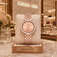 Đồng hồ Michael Kors Nữ Chính hãng - Darci Pavé Rose Gold-Tone - Màu Vàng Hồng | JapanSport MK4514