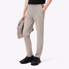 Quần Dài Lacoste Chính hãng - Slim Fit Commuter Pants - Màu Be  | JapanSport HH1916-51-6P3