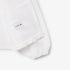 Áo Khoác Lacoste Chính hãng - Cropped Zip-Up Hooded Jacket - Màu Trắng | JapanSport BF9824-51-001