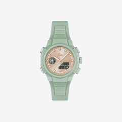 Đồng Hồ Lacoste Nữ Chính Hãng - LC33 Analog and Digital Silicone Watch - Màu Xanh | JapanSport 2001433