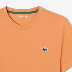 Áo Phông Lacoste nam Chính hãng - Ultra Dry Crocodile Graphic Sport T-Shirt - Màu Cam  | JapanSport TH0003-51-4AD