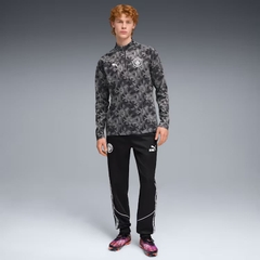 Áo Dài Tay Puma Chính Hãng - Manchester City Men's Quarter-Zip Pullover - Màu Đen | JapanSport 782170-11