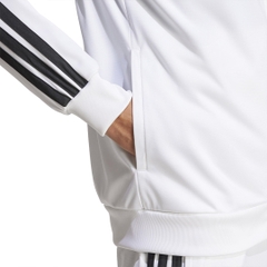 Áo Khoác Adidas Chính Hãng - Trigot 3s Regular Track Top - Màu Trắng | JapanSport JN6491
