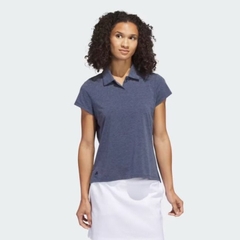 Áo Polo Nữ Adidas Chính Hãng - Go-To Heathered Polo Shirt - Màu Xanh | Japansport IA7823