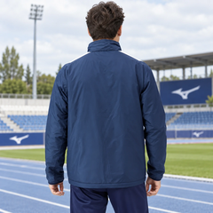 Áo Khoác Mizuno Chính Hãng - Soccer Wear TM Warmer Shirt - Màu Navy | JapanSport P2ME2590-14