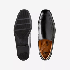 Giày Clark Nam Chính Hãng - Men's Tilden Free Loafer - Đen | JapanSport 261-10312
