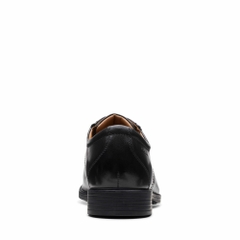 Giày Clark Nam Chính Hãng - Mens Clarks Whiddon Cap Oxford - Đen | JapanSport 261-52912