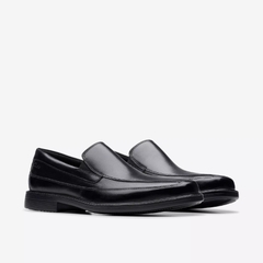Giày Clark Nam Chính Hãng - Cosgrove Free Black Leather - Đen | JapanSport 261-82158