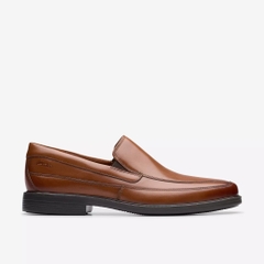 Giày Clark Nam Chính Hãng - Cosgrove Free Dark Tan Leather - Màu Nâu | JapanSport 261-82159