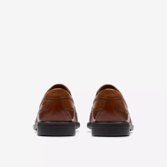Giày Clark Nam Chính Hãng - Cosgrove Free Dark Tan Leather - Màu Nâu | JapanSport 261-82159