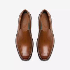 Giày Clark Nam Chính Hãng - Cosgrove Free Dark Tan Leather - Màu Nâu | JapanSport 261-82159