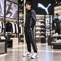 Áo Khoác Puma Chính Hãng -  TAD Knit Jacket - Màu Đen  | JapanSport 527046-01