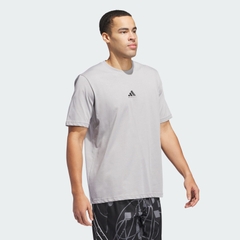 Áo thun Adidas Chính hãng - Basketball Graphic Tee - Màu Xám | JapanSport JN4712