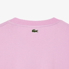 Áo phông Lacoste Chính hãng - Loose Fit Heavy Cotton Printed T-Shirt - Màu Hồng| JapanSport TH7315-51-IXV