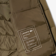 Áo Khoác Lacoste Chính hãng - Water-Repellent Quilted Puffed Jacket - Màu Đen | JapanSport BH6763-51-81I