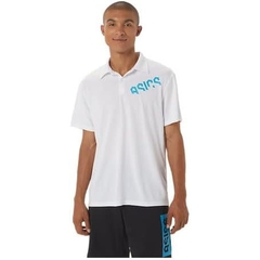 Áo Polo Asics Chính Hãng - HEX GRAPHIC DRY POLO SHIRTS - Màu Trắng | JapanSport 2031D821-100