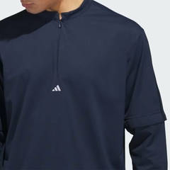 Áo Khoác Adidas Chính Hãng - Ultimate365 Half-Zip Pullover - Màu Xanh | JapanSport IR7148
