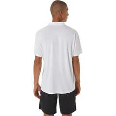 Áo Polo Asics Chính Hãng - HEX GRAPHIC DRY POLO SHIRTS - Màu Trắng | JapanSport 2031D821-100