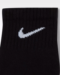 Set Tất Nike Chính Hãng - Everyday Cushioned Ankle Socks - Đen | JapanSport SX7667-010