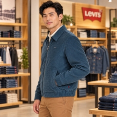 Áo Khoác Levi's Chính Hãng -  Levi’s Corduroy Bomber Jacket -Grey  | JapanSport   LM3OC275-gry
