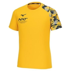 Áo Phông Mizuno Chính Hãng - Mizuno N-XT short-sleeved T-shirt - Màu Vàng | JapanSport 32JAB210-47