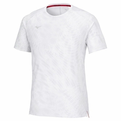 Áo Phông Mizuno Chính Hãng - Dry Aeroflow - Màu Trắng | JapanSport 32MAB020-01