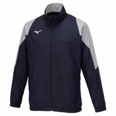Áo Khoác Mizuno Chính Hãng - Breath Thermo Warmer Jacket - Màu Xanh | JapanSport 32MEA655-11